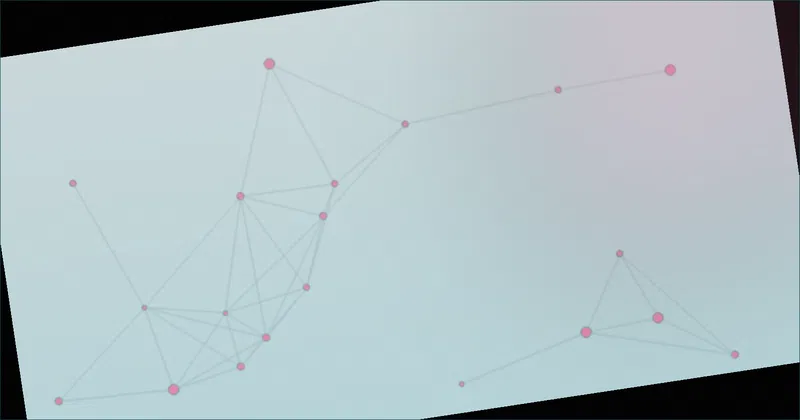 A hexagonal puzzle board with mechanical arms beside a simple automation flowchart